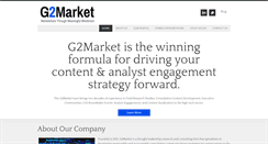 Desktop Screenshot of g2market.com